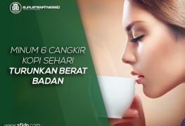 Minum 6 Cangkir Kopi Sehari Turunkan Berat Badan
